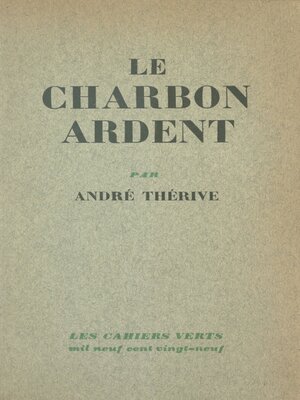 cover image of Le charbon ardent